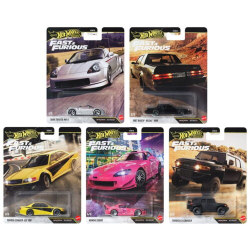 Hot Wheels 1:64 - Fast & Furious 2027 Mix 1 - Juego de 5