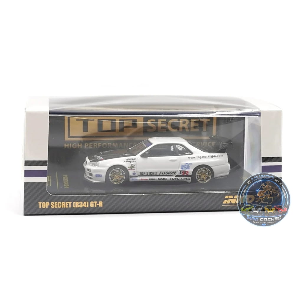 Inno64 1:64 - Top Secret R34 GT-R - Blanco