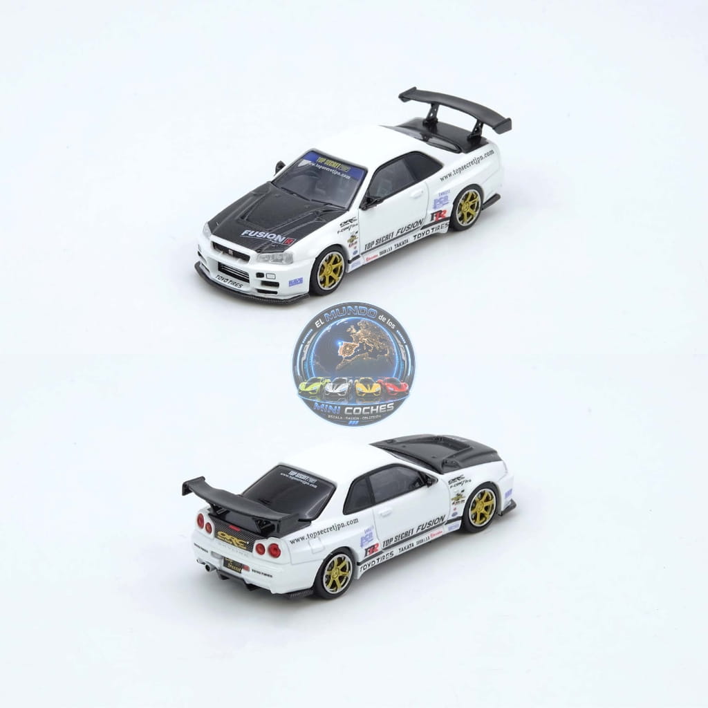 Inno64 1:64 - Top Secret R34 GT-R - Blanco
