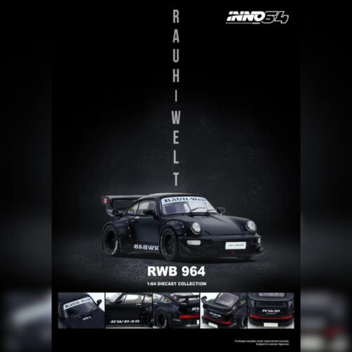 Inno64 1:64 - RWB 964 - Negro Mate