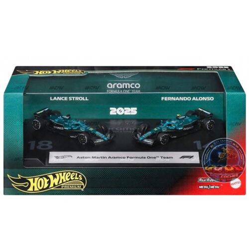 Hot Wheels 1:64 Premium Formula 1 2026 - Duo Pack Aston Martin (Lance Stroll / Fernando Alonso)