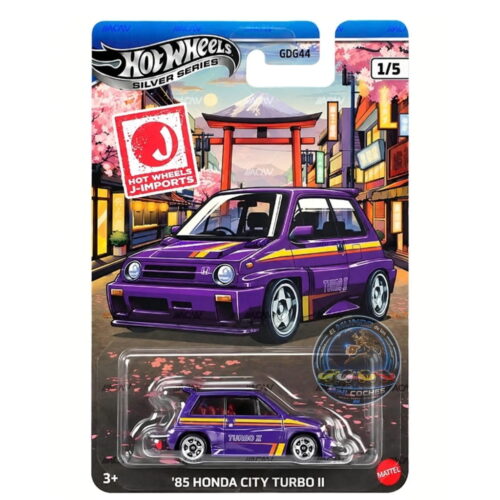Hot Wheels 1:64 - '85 Honda City Turbo II - J-Imports - Automotor 2027 Silver Series