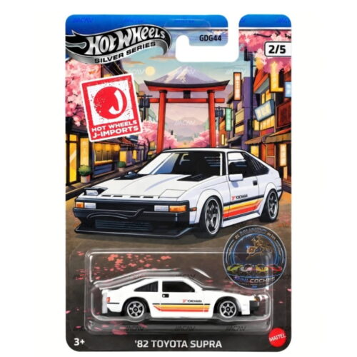 Hot Wheels 1:64 - '82 Toyota Supra - J-Imports - Automotor 2027 Silver Series