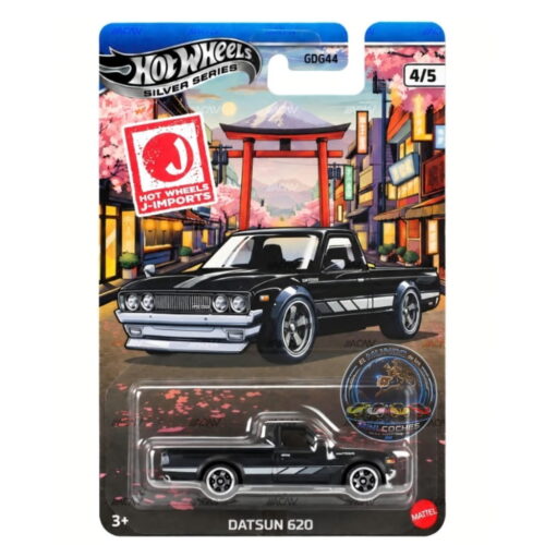 Hot Wheels 1:64 - Datsun 620 - J-Imports - Automotor 2027 Silver Series