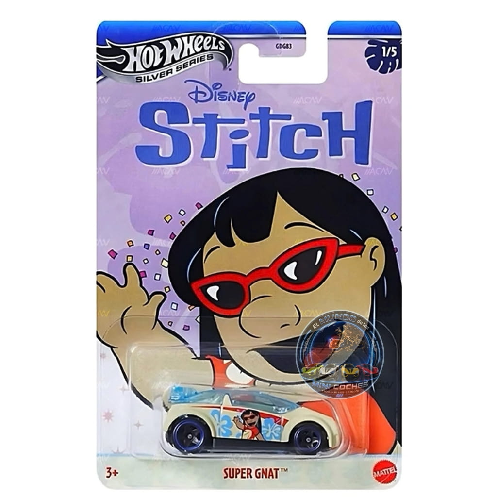 Hot Wheels 1:64 - Super Gnat - Stitch (GDG83)