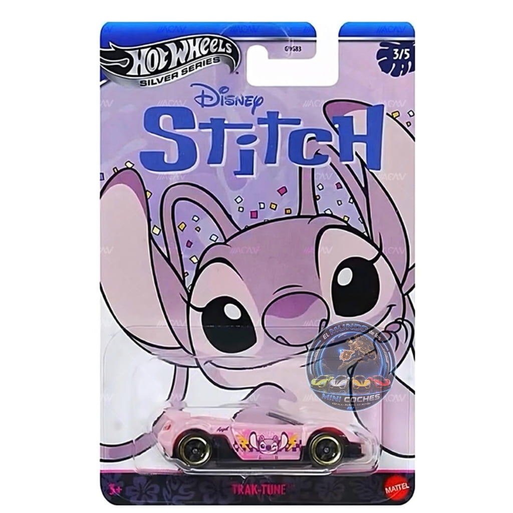 Hot Wheels 1:64 - Trak Tune - Stitch - 2027 Silver Series (GDG83)