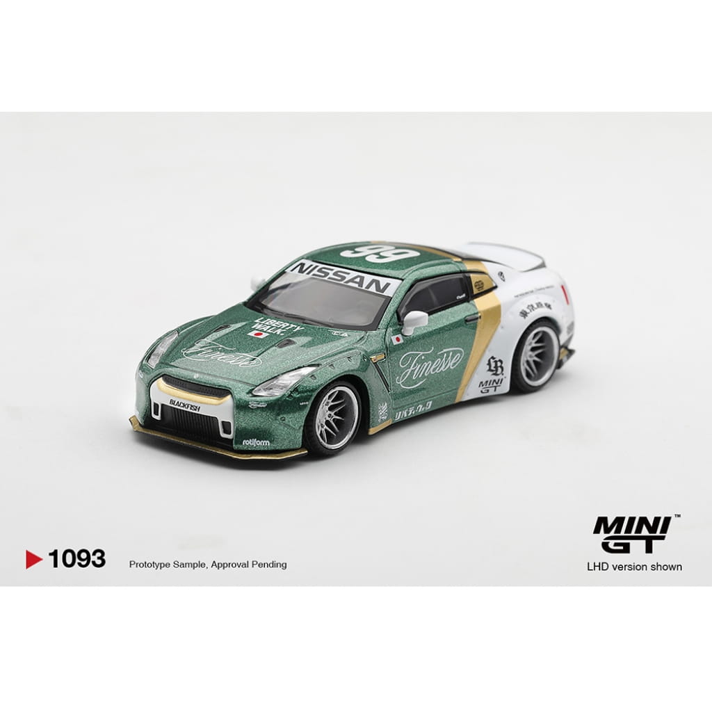 Mini GT 1:64 - Nissan GT-R (R35) LB★WORKS Type 1, Custom Ducktail Auto Finesse