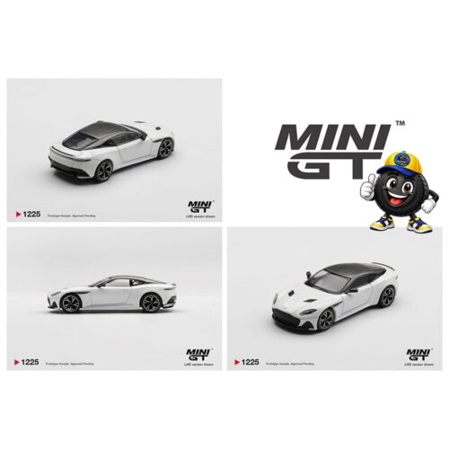 Mini GT 1:64 - Aston Martin DBS Stratus - White (Versión Caja)