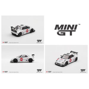 Mini GT 1:64 - Mazda AZ-1 Liberty Walk LB40 LB-Hinomaru - Blanco