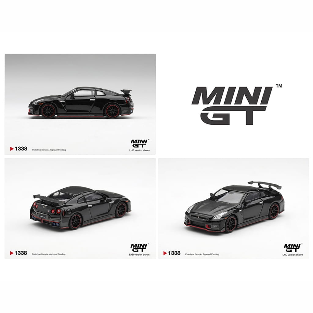 Mini GT 1:64 - Nissan GT-R R35 - Nismo Black 2024 (Versión Caja)