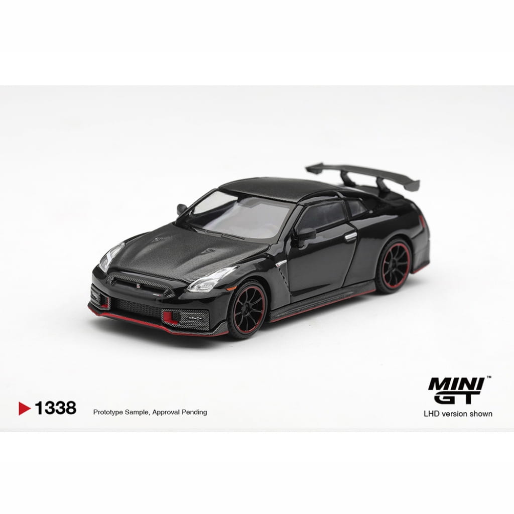 Mini GT 1:64 - Nissan GT-R R35 - Nismo Black 2024 (Versión Caja)