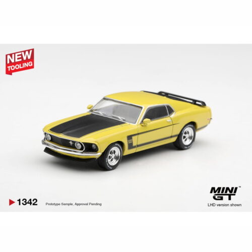 Mini GT 1:64 - Ford Mustang Boss 302 - Bright Yellow