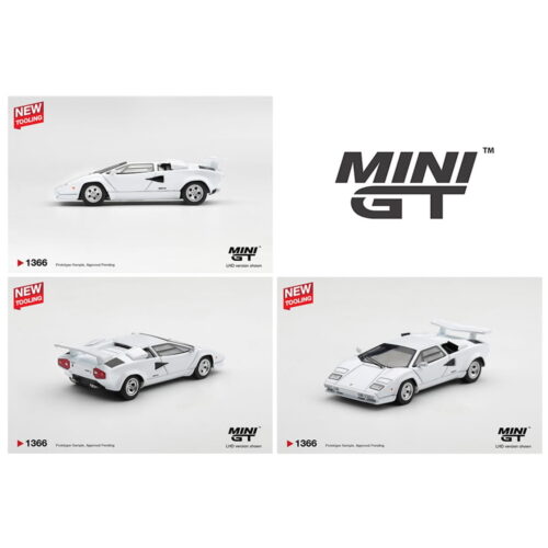 Mini GT 1:64 - Lamborghini Countach LP500S White