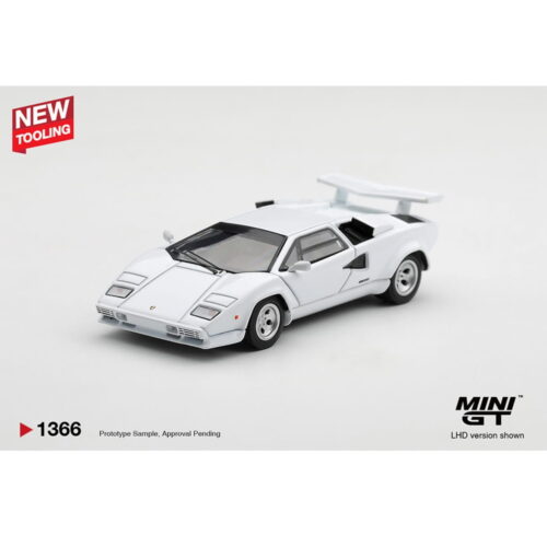 Mini GT 1:64 - Lamborghini Countach LP500S White