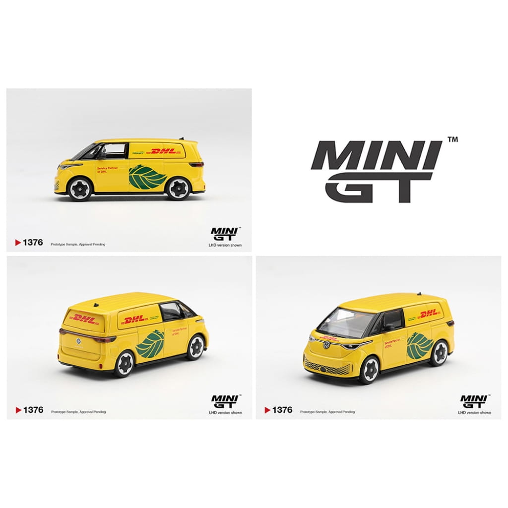 Mini GT 1:64 - Volkswagen ID.Buzz DHL Electric