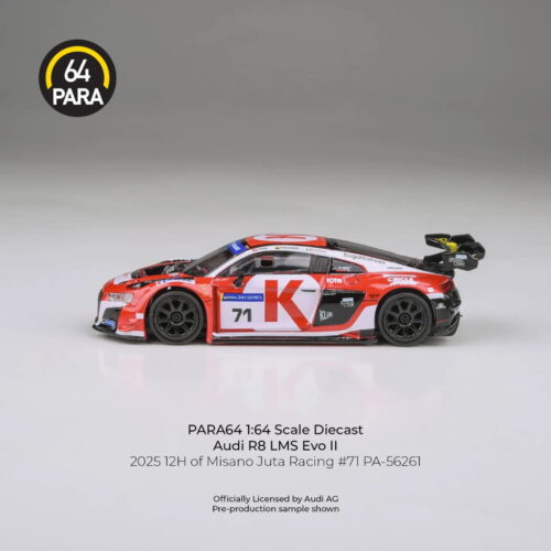 Para64 1:64 - Audi R8 LMS Evo 2025 - 12H of Misano Juta Racing #71