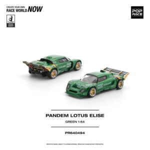 Pop Race 1:64 - Pandem Lotus Elise - Verde