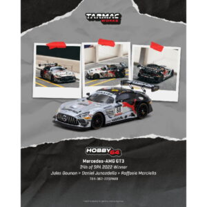 Tarmac Works 1:64 - Mercedes-AMG GT3 24h of SPA 2022 Winner Jules Gounon / Daniel Juncadella / Raffaele Marciello