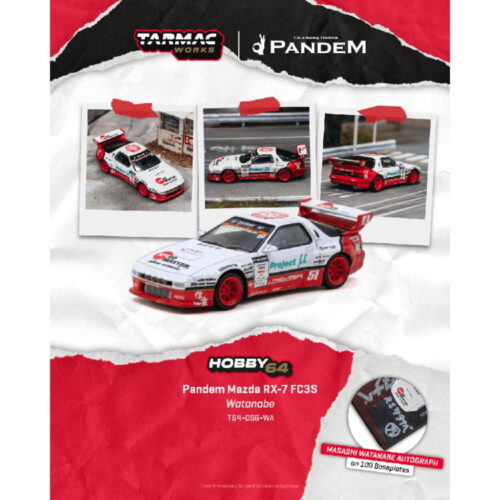 Tarmac Works 1:64 - Pandem Mazda RX-7 FC3S Watanabe