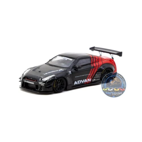 Tarmac Works 1:64 - Nissan GT-R (R35) LB Works Type 2 Black Advan