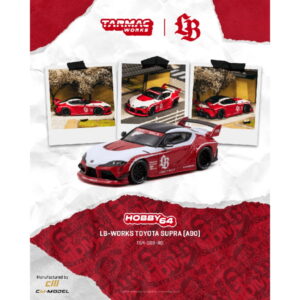 Tarmac Works 1:64 - LB-WORKS TOYOTA SUPRA (A90) - Rojo