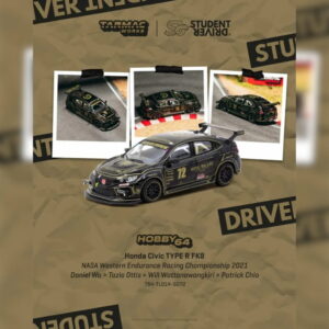 Tarmac Works 1:64 - Honda Civic TYPE R FK8 - Black Nasa Western Endurance Racing Championship 2021