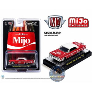 M2 Machines Coca Cola ”Comparte una Coca-Cola con Mijo” 1964 Chevrolet Impala SS Lowriders - Edición Especial - MiJo Exclusives