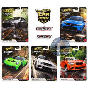 Hot Wheels Premium - Canyon Warriors II - 2027 Car Culture - Juego de 5