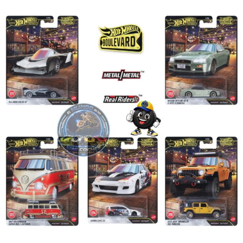 Hot Wheels 2027 Boulevard Series Mix 2 - Juego de 5 (171-175)