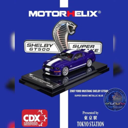 MotorHelix - 2007 Ford Mustang Shelby GT500 Super Snake Metallic Blue | CDX 2026