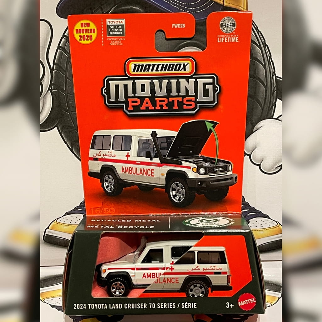 Matchbox 2024 Toyota Land Cruiser 70 Series - 2026 Moving Parts