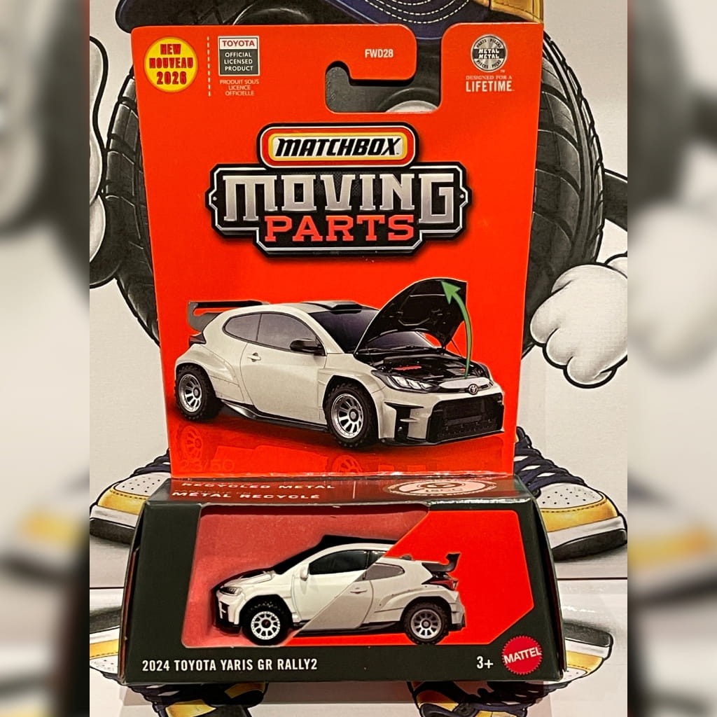 Matchbox 2024 Toyota Yaris GR Rally2 - 2026 Moving Parts