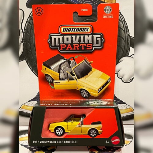 Matchbox 1987 Volkswagen Golf Cabriolet - 2026 Moving Parts