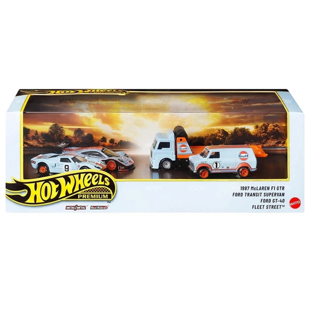 Hot Wheels Premium Display Set (Diorama) – Gulf Racing – 2026 Mix 2