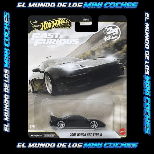 Hot Wheels - Fast & Furious 2026 Mix 3 - Juego de 5 (Chase Incluido)