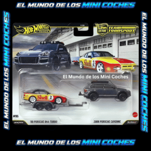 Hot Wheels - '89 Porsche 944 Turbo + Porsche Cayenne (con Rally Trailer) (#95) - Team Transport - 2026 Mix 4