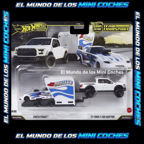 Hot Wheels - Rob N' Picks + Ford F150 Raptor (Open Trailer) (#96) - Team Transport - 2026 Mix 4