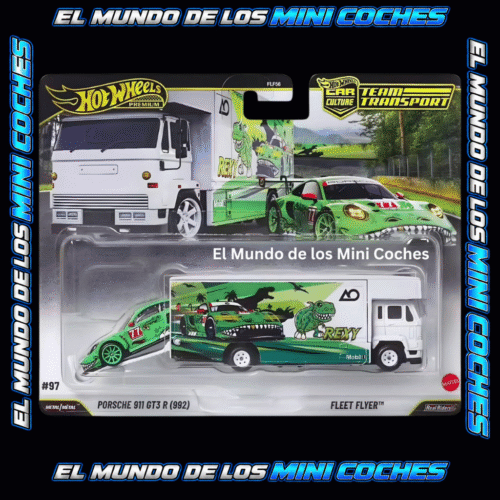 Hot Wheels - Porsche 911 GT3 R (992) REXY + Flipside Hauler (#97) - Team Transport - 2026 Mix 4
