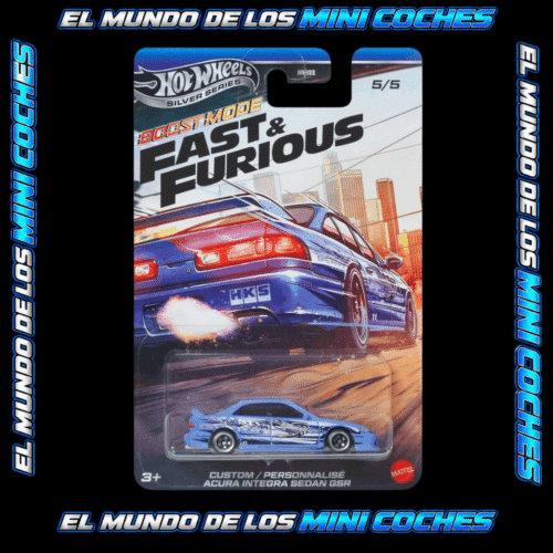 Hot Wheels - Custom Acura Integra Sedan GSR - Boost Mode - Fast & Furious 2027 Silver Series