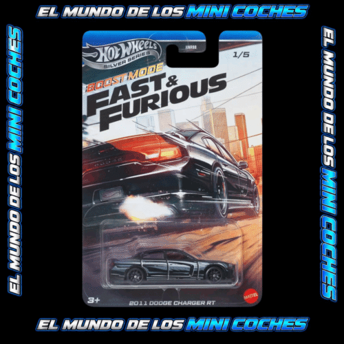 Hot Wheels - 2011 Dodge Charger RT - Boost Mode - Fast & Furious 2027 Silver Series