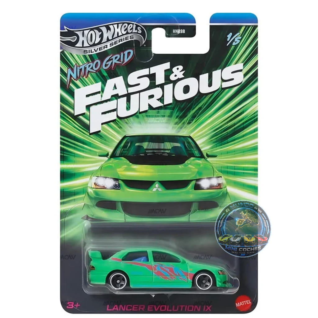 Hot Wheels - Lancer Evolution IX - Nitro Grid - Fast & Furious 2027 Silver Series