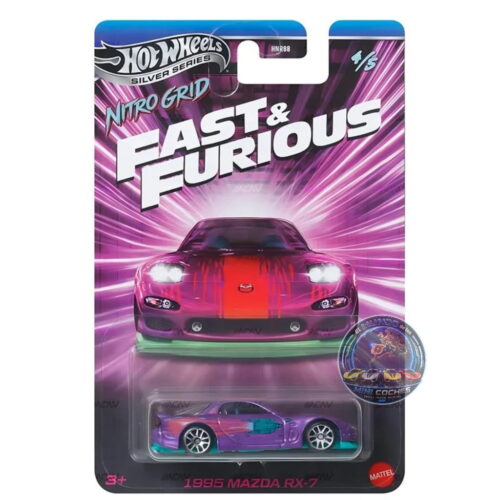 Hot Wheels - 1995 Mazda RX-7 - Nitro Grid - Fast & Furious 2027 Silver Series