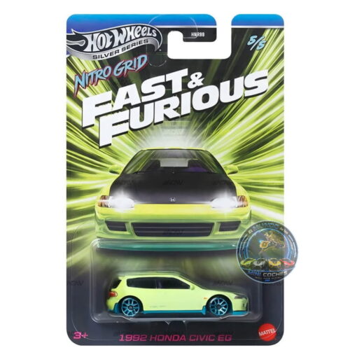 Hot Wheels - 1992 Honda Civic EG - Nitro Grid - Fast & Furious 2027 Silver Series