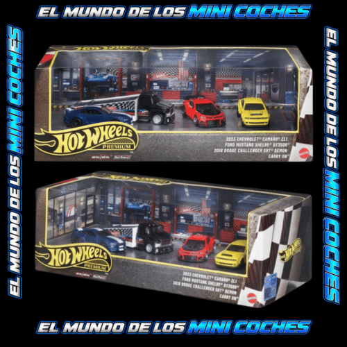 Hot Wheels Premium Display Set (Diorama) - American Garage - 2027 Mix 2