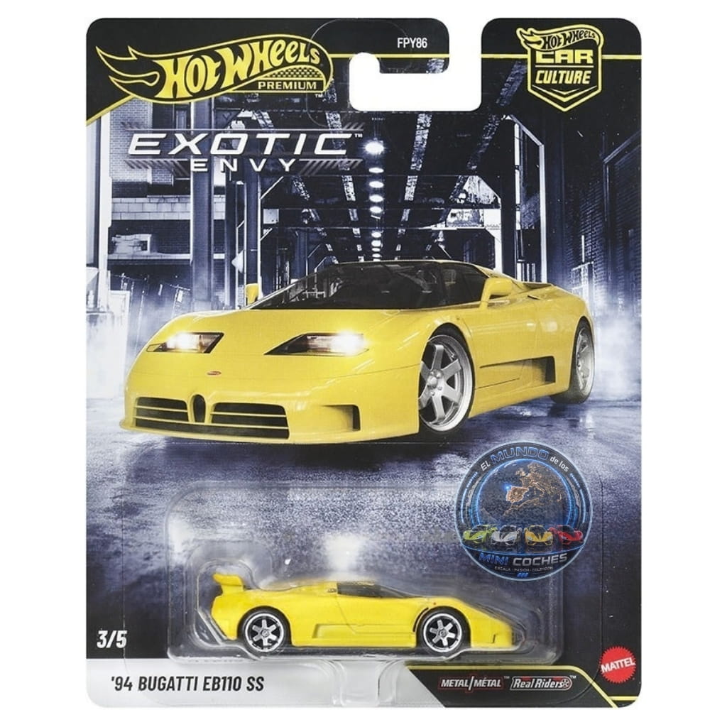Hot Wheels - ’94 Bugatti EB 110 SS - Exotic Envy IV - 2027 Car Culture