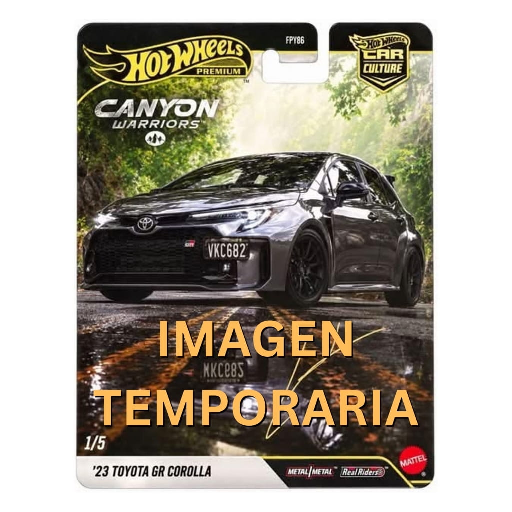 Hot Wheels Premium - '23 Toyota GR Corolla - Canyon Warriors II - 2027 Car Culture