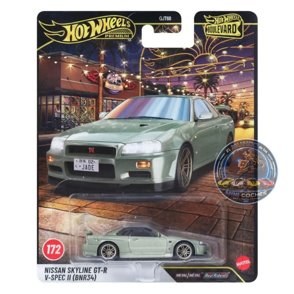 Hot Wheels - Nissan Skyline GT-R V·Spec II (BNR34) (#172) - 2027