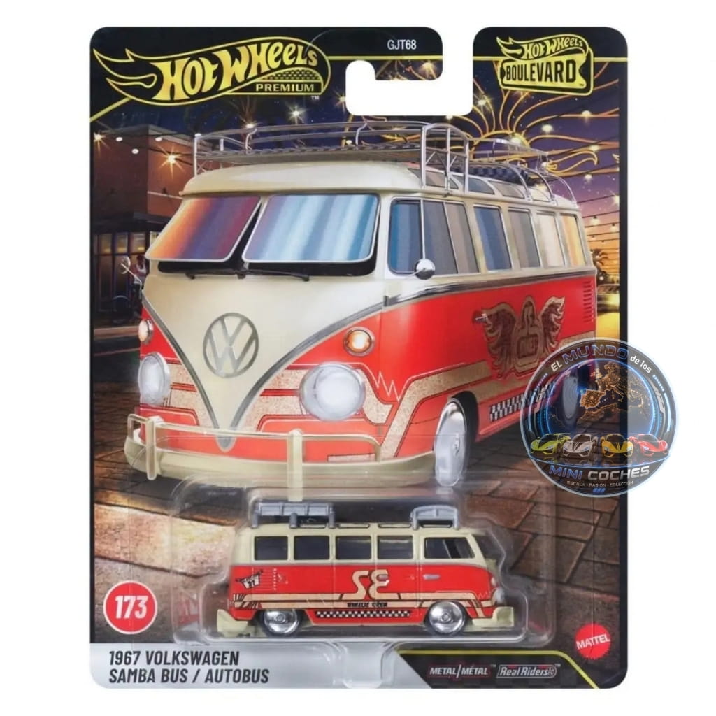 Hot Wheels 1967 Volkswagen Samba Bus (#173) - 2027 Boulevard Series Mix 2