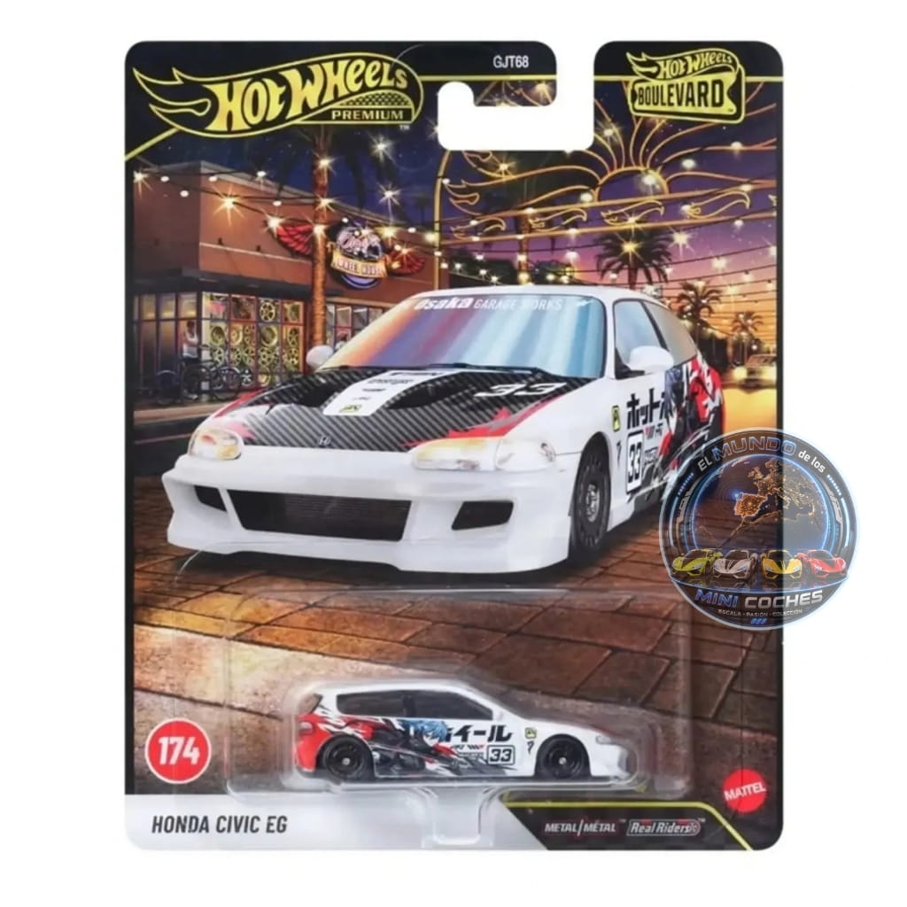 Hot Wheels Honda Civic EG (#174) - 2027 Boulevard Series Mix 2