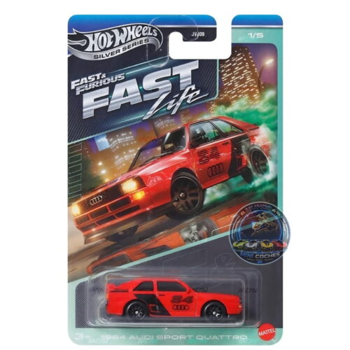 Hot Wheels 1984 Audi Sport Quattro - Fast Life - Fast & Furious 2027 Silver Label Series